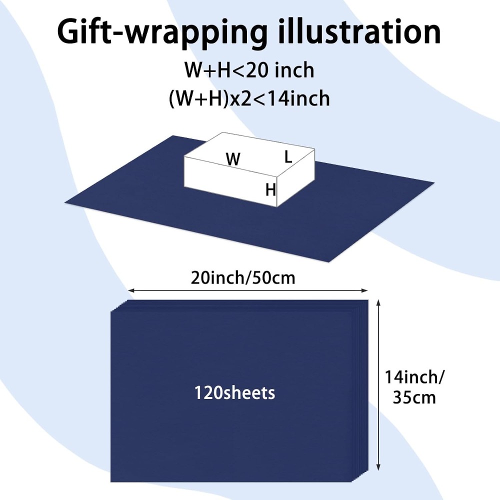 120 Hojas de Papel de Seda Azu - Art Craft Paper reseña y precio