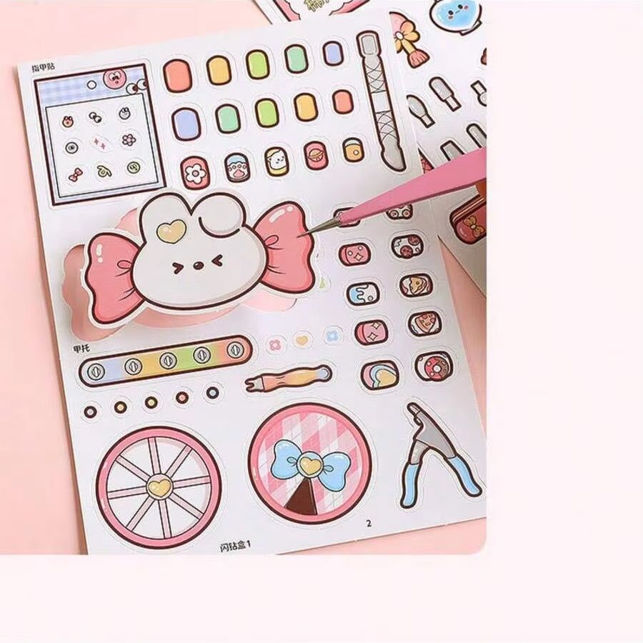 Libro de pegatinas de uñas DIY - Art Craft Book reseña y precio