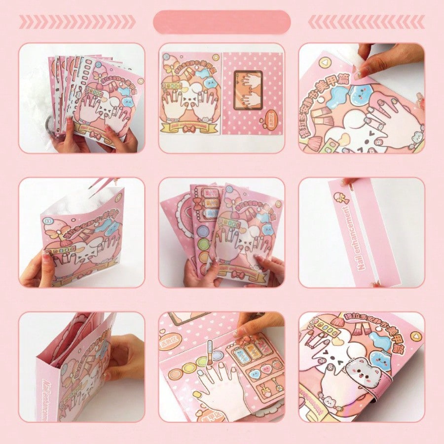 Libro de pegatinas de uñas DIY - Art Craft Book reseña y precio