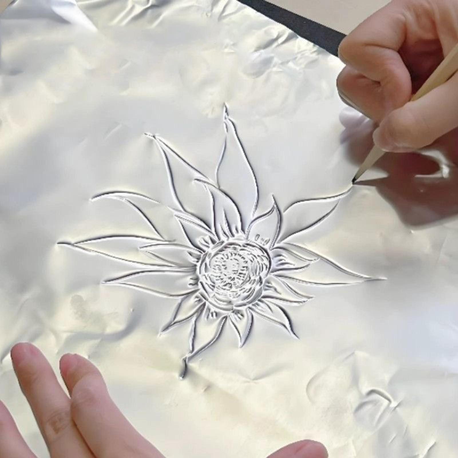 Papel de aluminio para manuali - Art Craft Paper reseña y precio