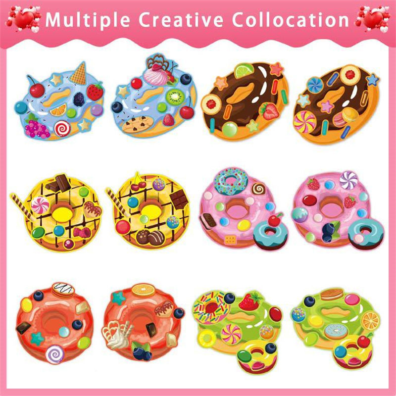 Pegatinas de donut para hacer  - Art Craft 4 Years Old reseña y precio