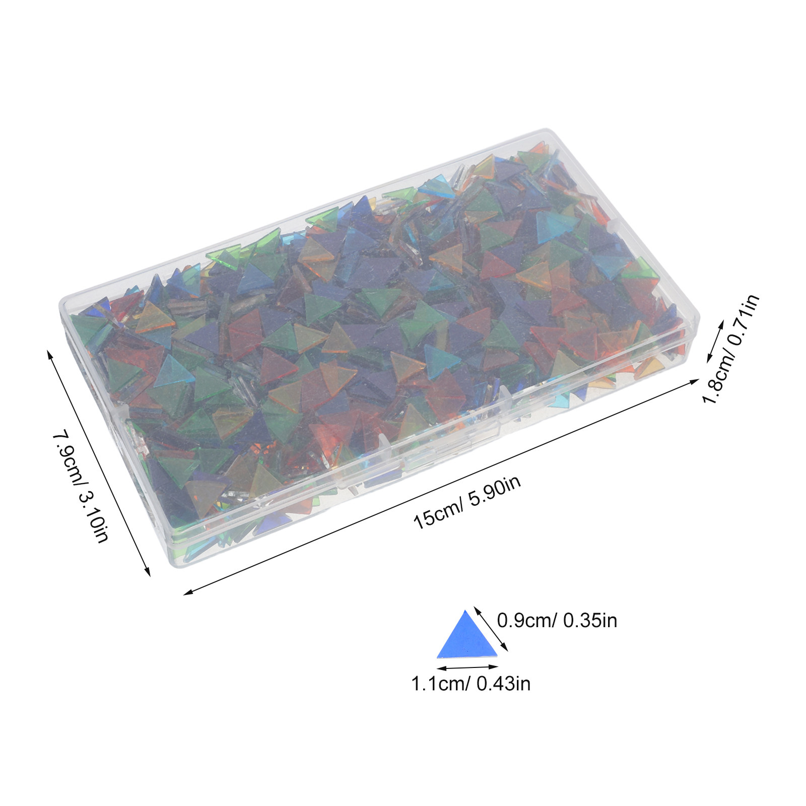 1273 Piezas de Mosaico de Vidr - Mosaic Tile Supply reseña y precio